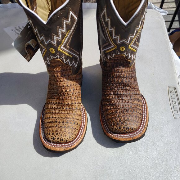 Leather Girls cowboy boots - Picture 3 of 4